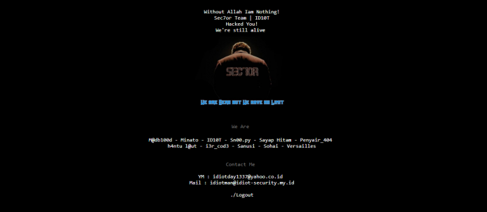 Website Lembaga Sensor Film Dijahili Hacker
